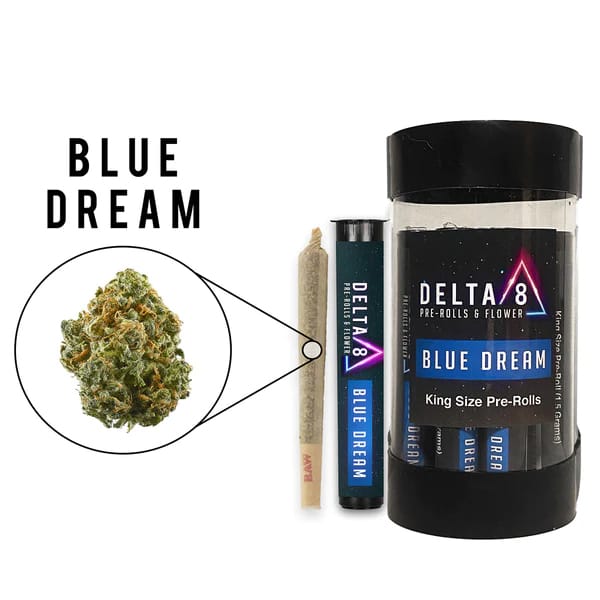 Delta8rolls.com™ D8 Pre-Rolls | Blue Dream (Hybrid)