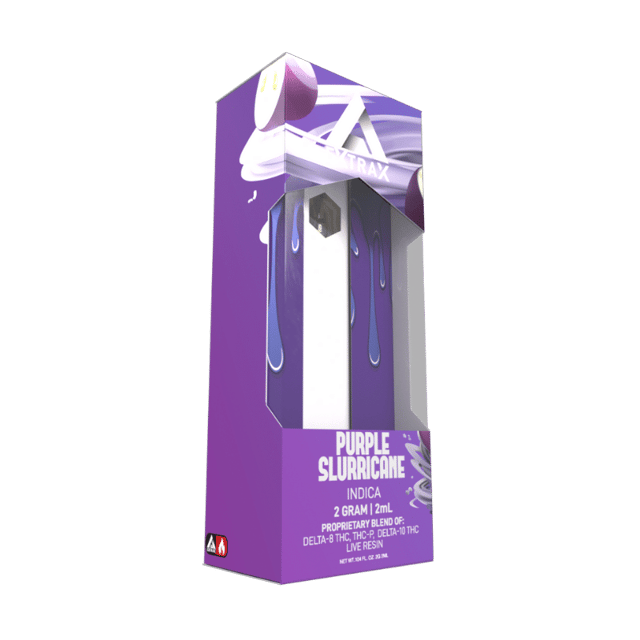 Delta Extrax Disposable Delta-8 + Delta-10 Live Resin Vape - Purple Slurricane