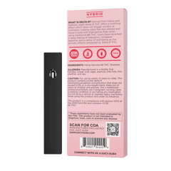 Juicy Kush Watermelon Gorilla Glue Delta-8 Disposable Vape Pen 1g