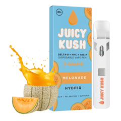 Juicy Kush Melonade Delta-8 + HHC + THC-P Preheat Disposable Vape Pen 3g